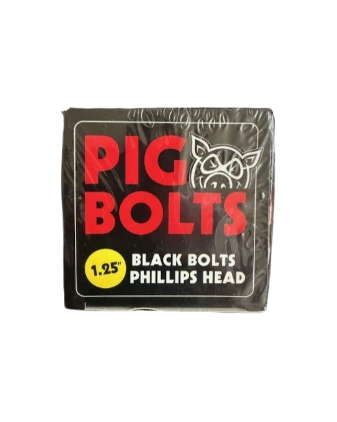 1.25" Pig Bolts - Silver/Black