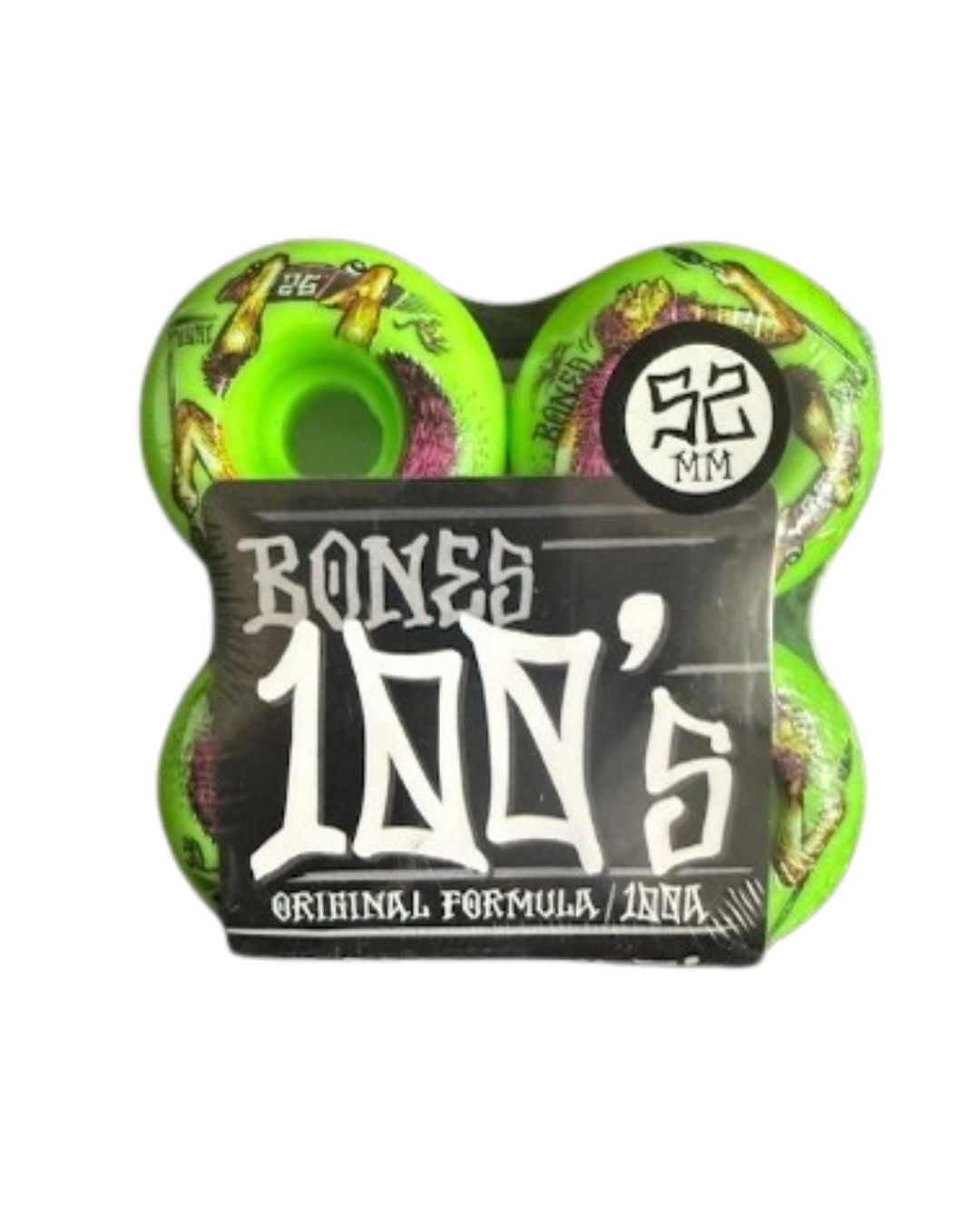 Bones 100's OG Formula Skateboard Wheels - Various Colors