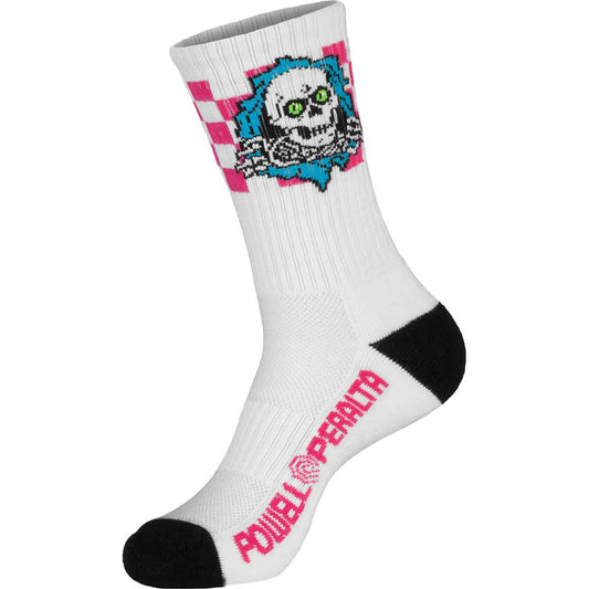 Powell Ripper Socks Blu/pnk/wht