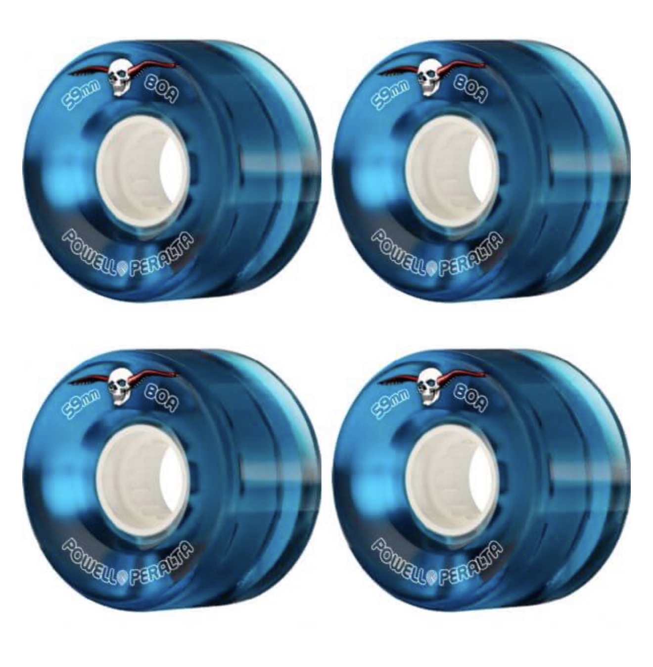 Powell Peralta / Clear Cruiser 59mm 80a Blue