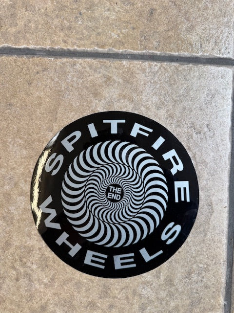 Spitfire Round Sticker